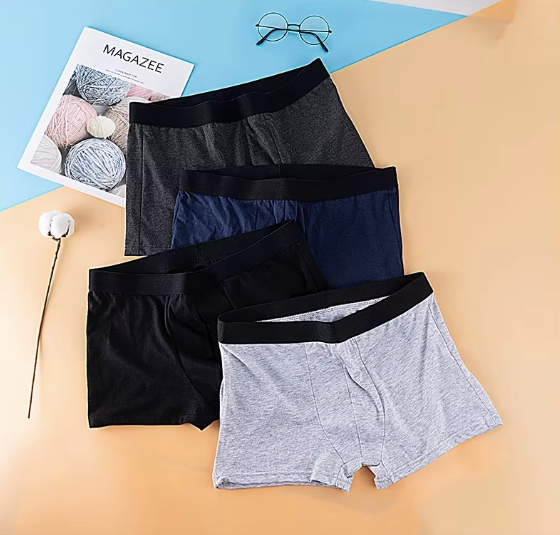 4-Pack Men’s Seamless Boxer Briefs
