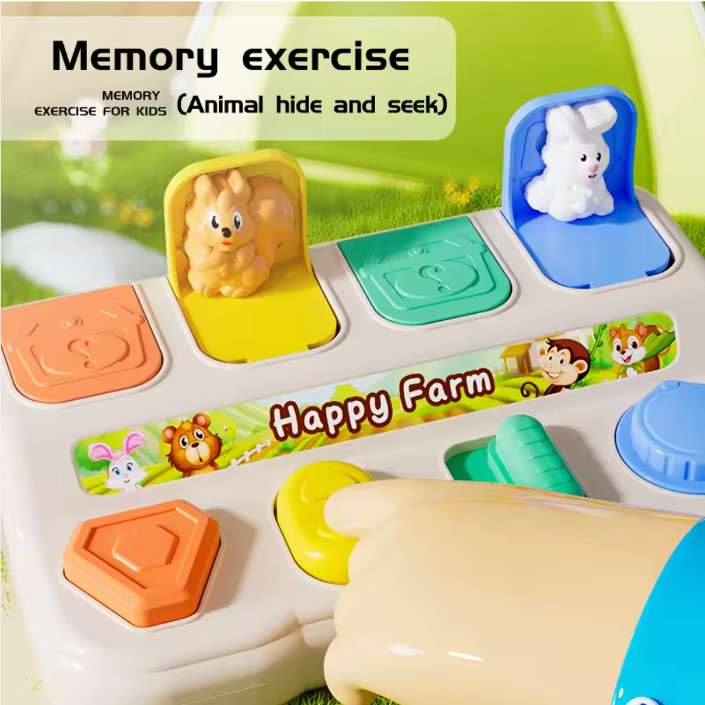 Happy Farm Animal Pop-Up Toy – Peek-a-Boo