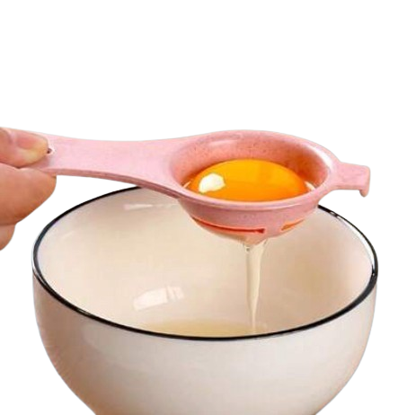 Egg Yolk Separator – Easy Egg White Strainer Tool for Baking & Cooking