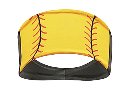 Sports Pattern Sweatband – Basketball & Softball Design