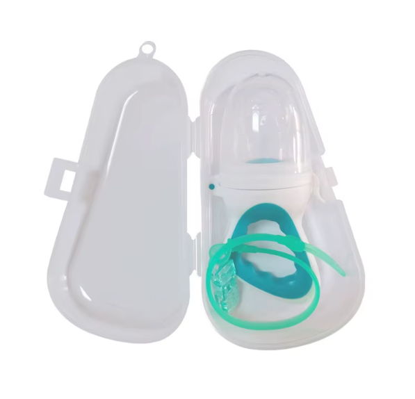 Silicone Baby Pacifier with Chain and Carrying Case