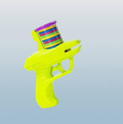 Foam Disc Launcher Gun – Fun Flying Disc Toy for Kids