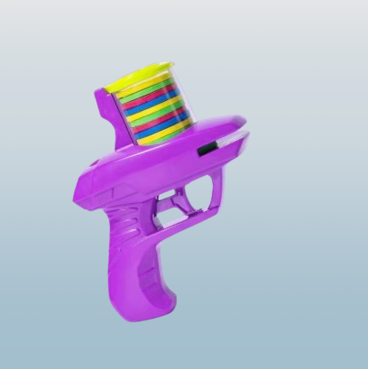 Foam Disc Launcher Gun – Fun Flying Disc Toy for Kids