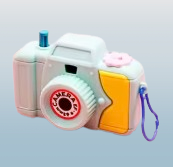 Children's Handheld Projection Camera Toy – Fun Cartoon Design