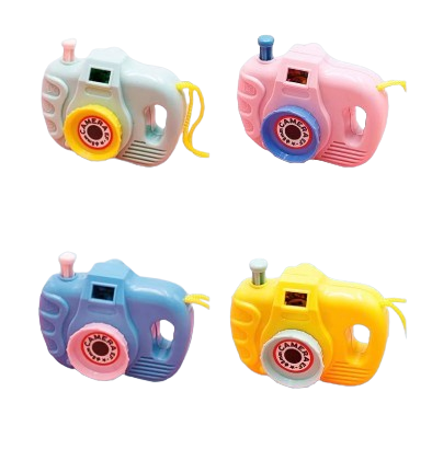 Children's Handheld Projection Camera Toy – Fun Cartoon Design (4-Pack)