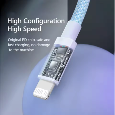 USB-C to Lightning PD 30W Fast Charging Cable – 3.3FT