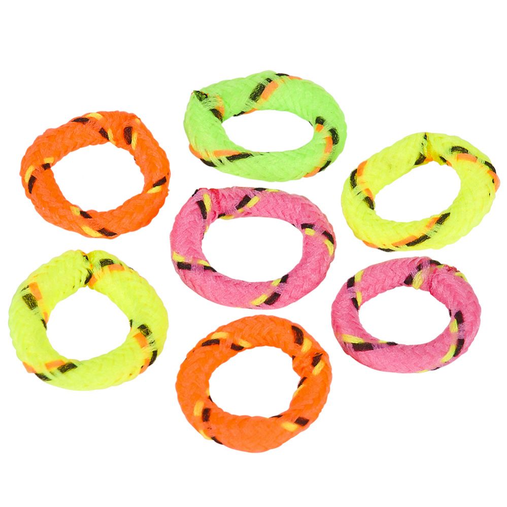 Kids Friendship Rings Party Favor Set – 16-Pack Colorful Plastic Rings (2 Inch)