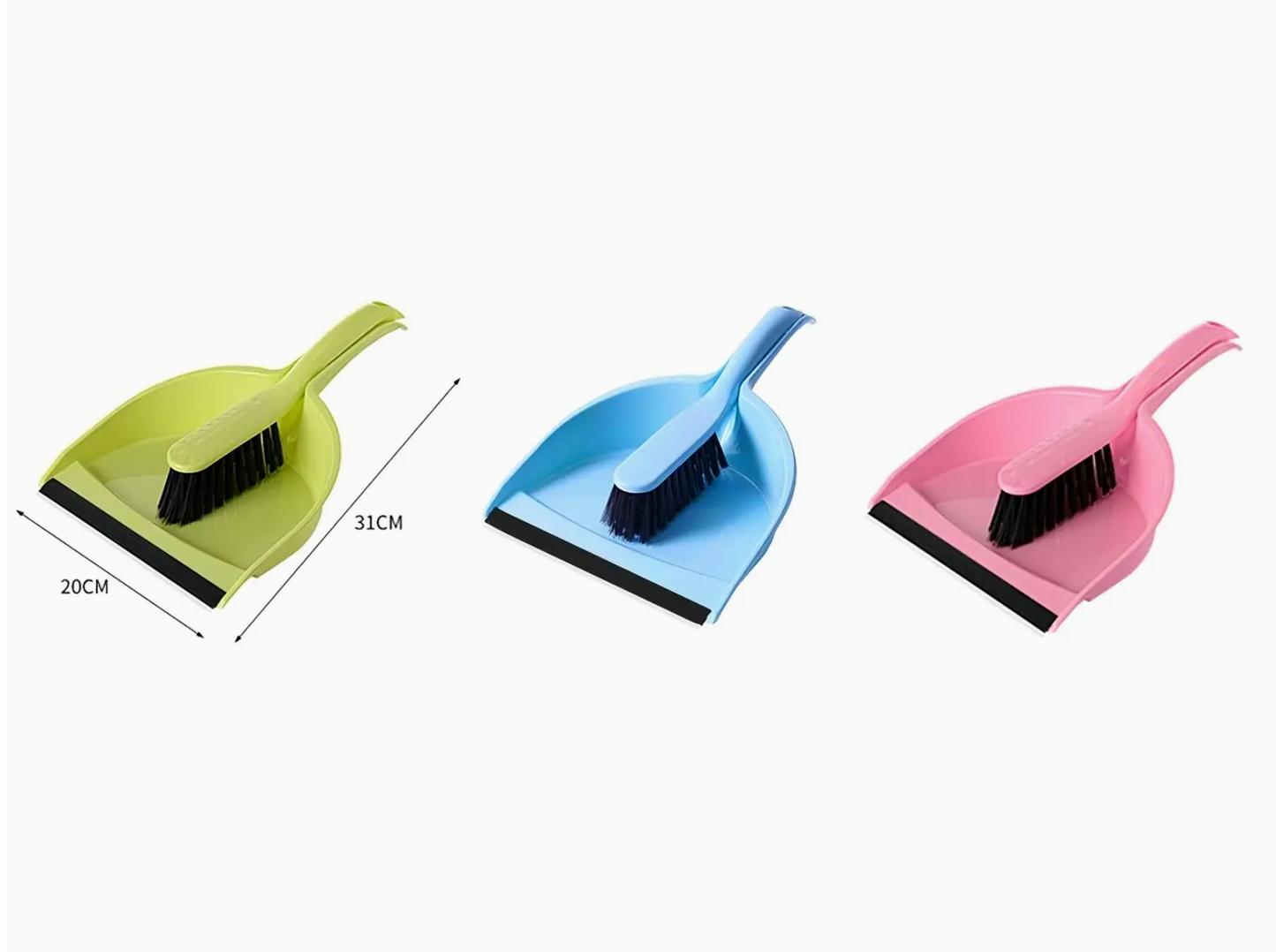 Compact Handheld Broom and Dustpan Set for Quick Cleaning