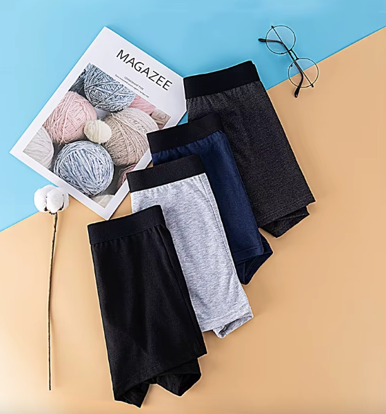 4-Pack Men’s Seamless Boxer Briefs