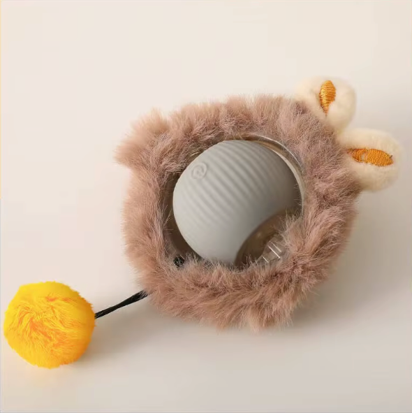 Smart Rolling Cat Toy Ball – Rechargeable Motion-Activated Pet Play Ball