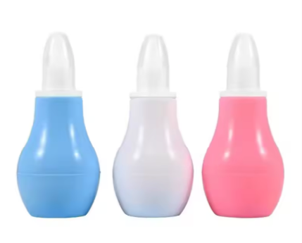 BABY Manual Masal Aspirator Soft Head Easy to Carry Manual Baby Nasal Aspirator for Baby