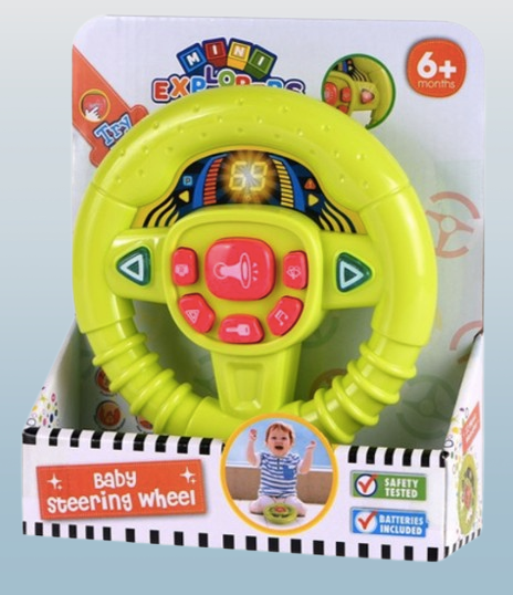 Baby’s First Steering Wheel – Interactive Musical Toy