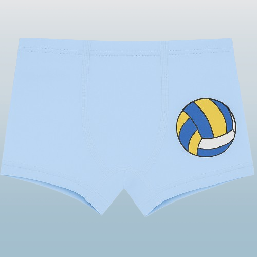 Boys' Cotton Boxer Briefs – Sports Ball Print
