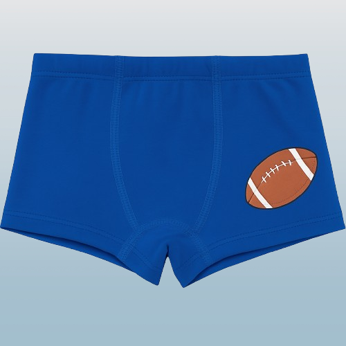Boys' Cotton Boxer Briefs – Sports Ball Print
