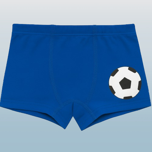 Boys' Cotton Boxer Briefs – Sports Ball Print