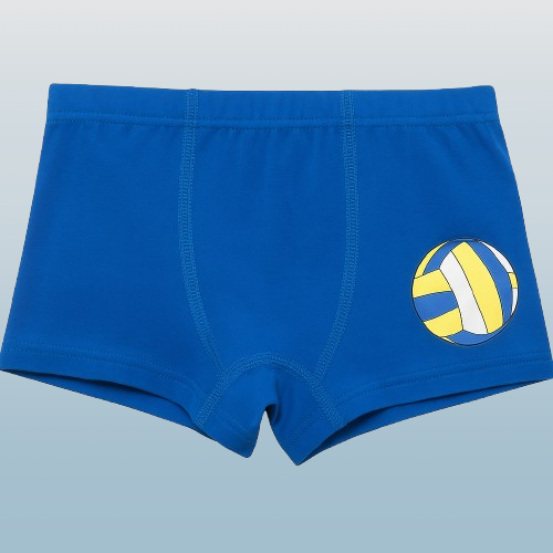 Boys' Cotton Boxer Briefs – Sports Ball Print