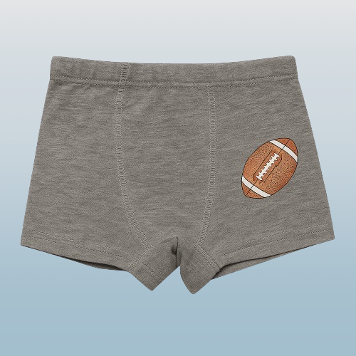 Boys' Cotton Boxer Briefs – Sports Ball Print