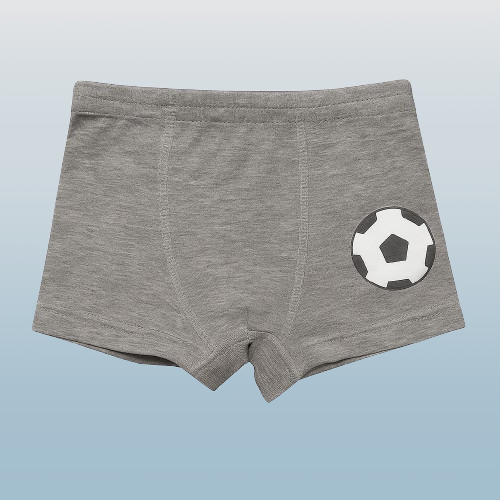 Boys' Cotton Boxer Briefs – Sports Ball Print