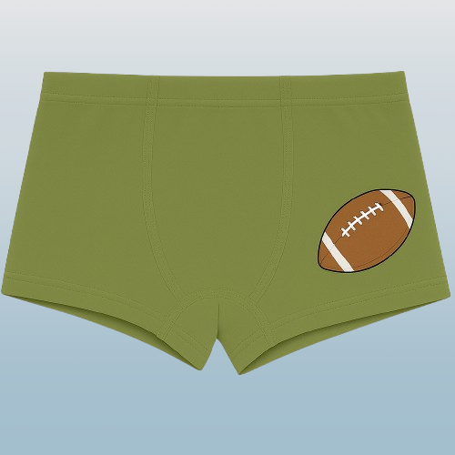 Boys' Cotton Boxer Briefs – Sports Ball Print