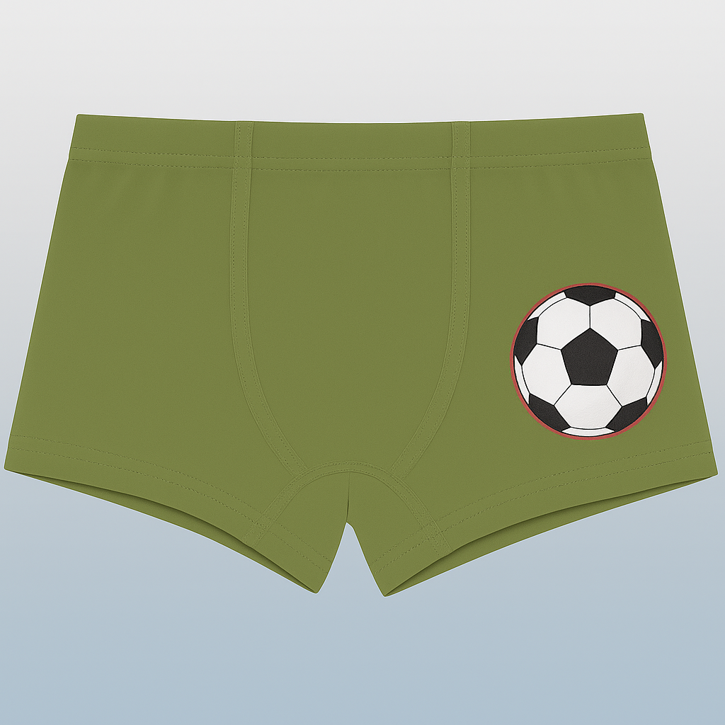 Boys' Cotton Boxer Briefs – Sports Ball Print