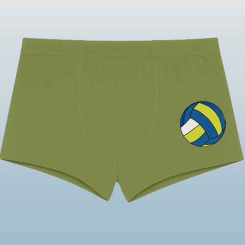 Boys' Cotton Boxer Briefs – Sports Ball Print