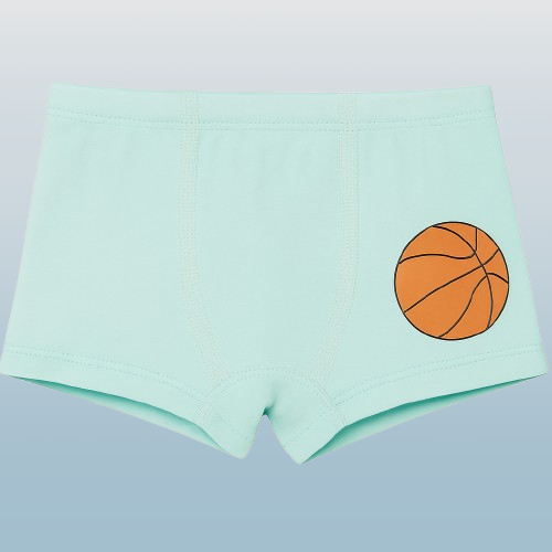 Boys' Cotton Boxer Briefs – Sports Ball Print
