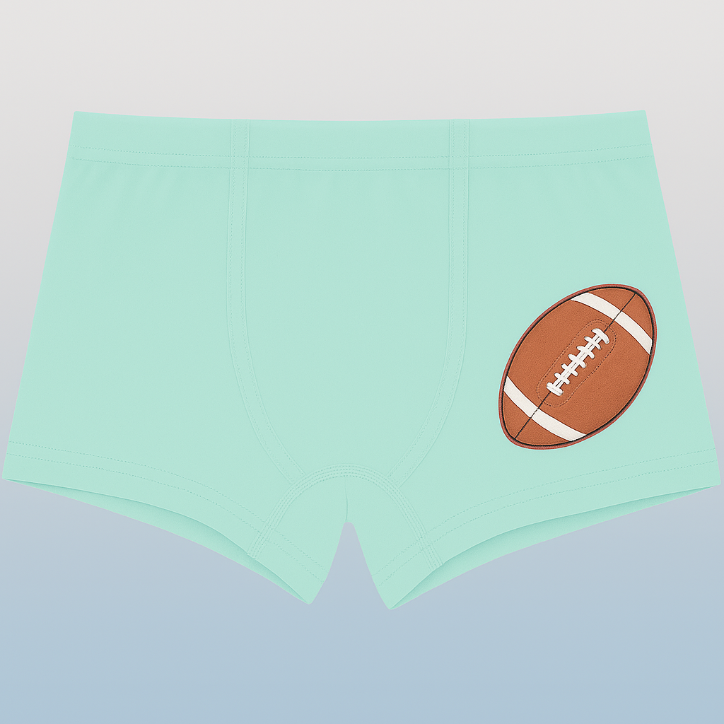 Boys' Cotton Boxer Briefs – Sports Ball Print
