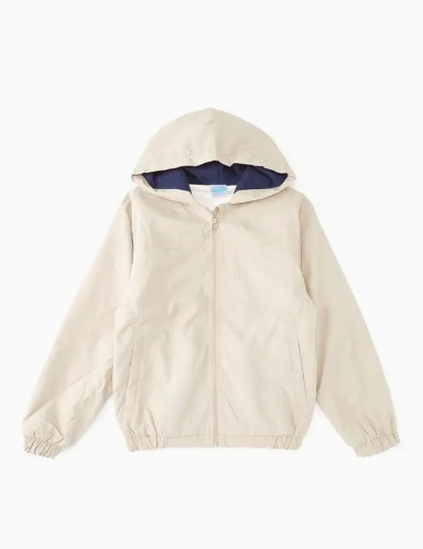 Unik Boys Waterproof Hooded Jacket – Lightweight Zip Front (Sizes S–XL)