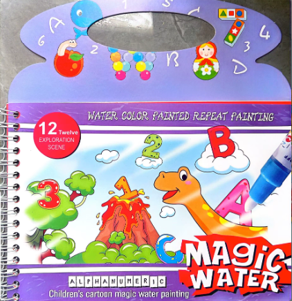 Magic Water Drawing Book Magic Water Reusable Doodle Board for Kids