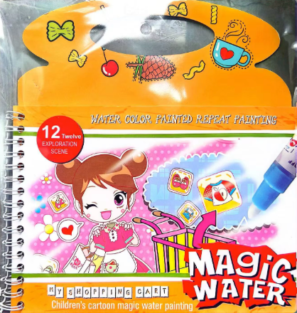 Magic Water Drawing Book Magic Water Reusable Doodle Board for Kids
