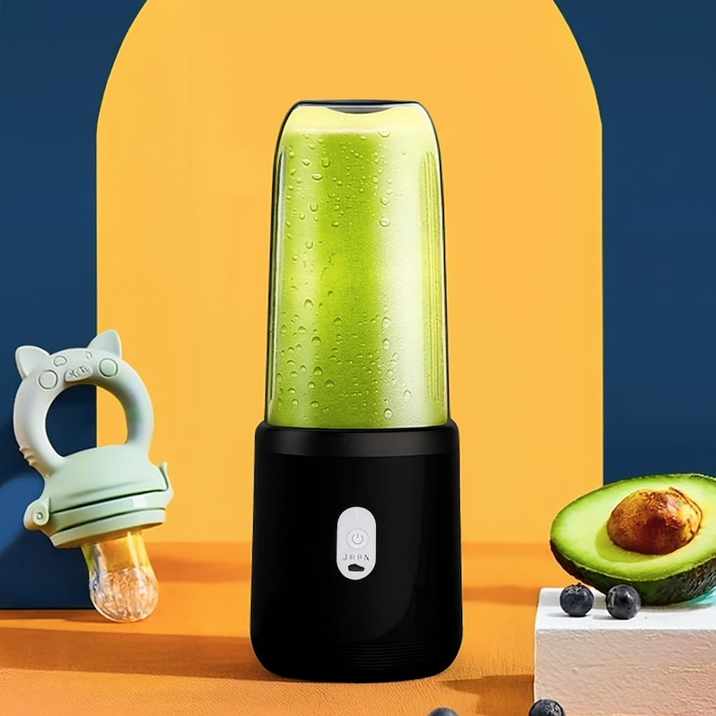 400ml Mini Electric Portable Juicer – USB Rechargeable Travel Blender