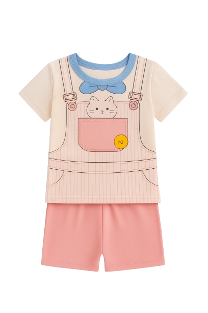 Girls’ 2-Piece Shorts Set – Sizes 9M to 3T