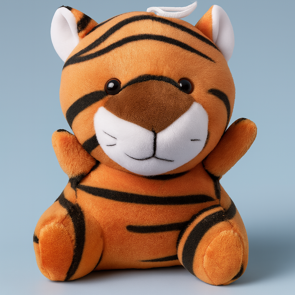 Mini Plush Animal Toy Keychain – Assorted Characters for Kids