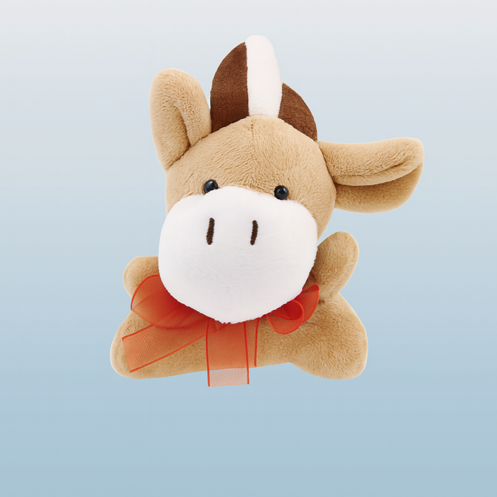 Mini Plush Animal Toy Keychain – Assorted Characters for Kids
