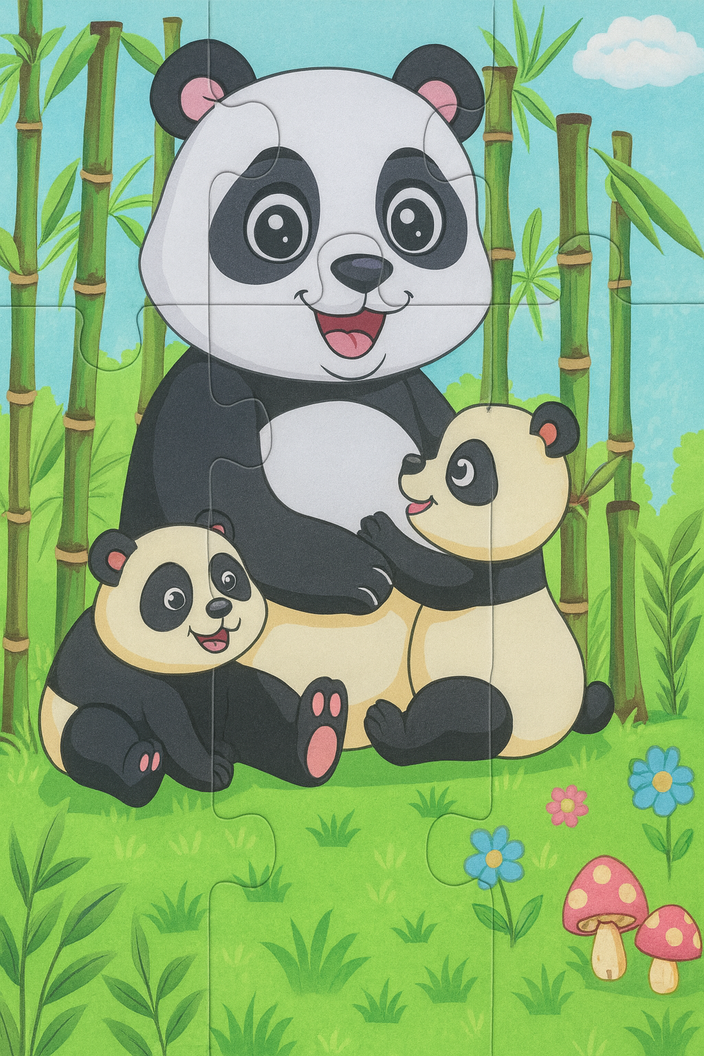 Children's Wooden Jigsaw Puzzles for Kids Ages 2-5 Toddler Puzzles 9 Pieces Preschool Educational Learning Toys