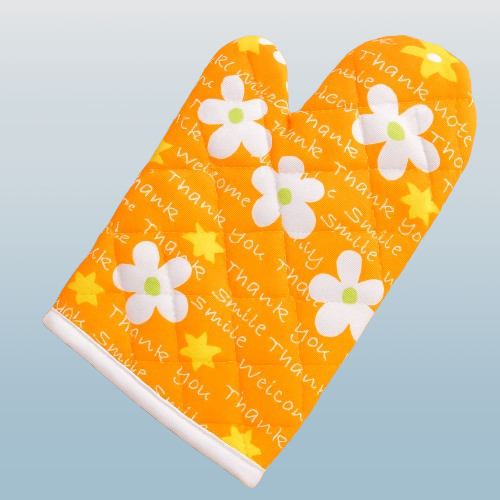 Heat-Resistant Cotton Oven Mittenss