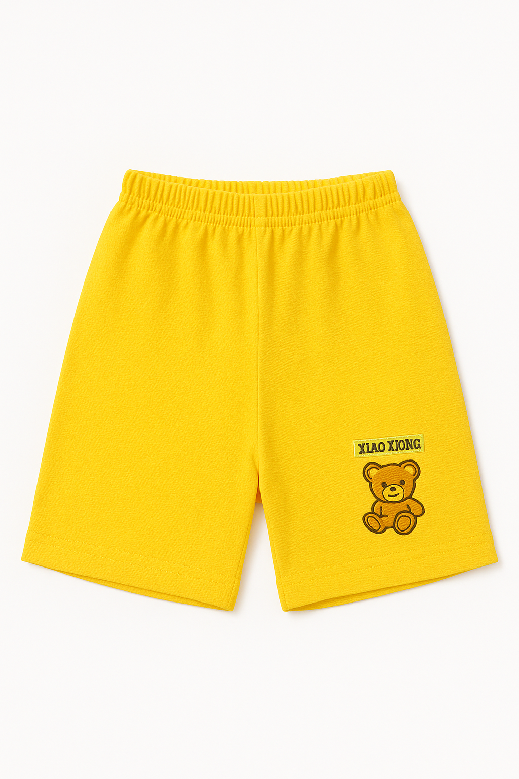 Children’s Cotton Shorts with Teddy Patch
