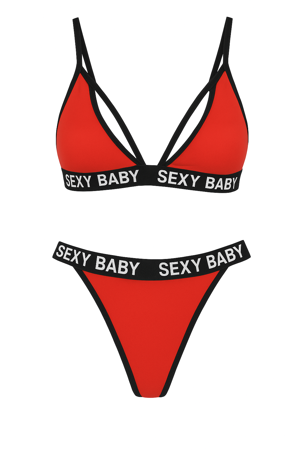 Women's 2-Piece Cotton Bra & Panty Set – “Sexy Baby”