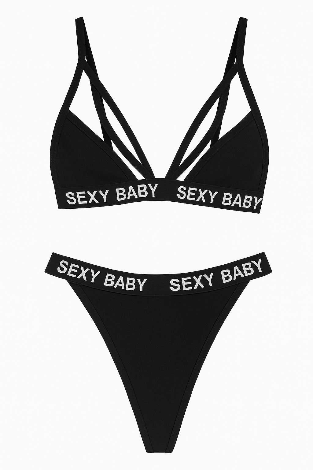 Women's 2-Piece Cotton Bra & Panty Set – “Sexy Baby”