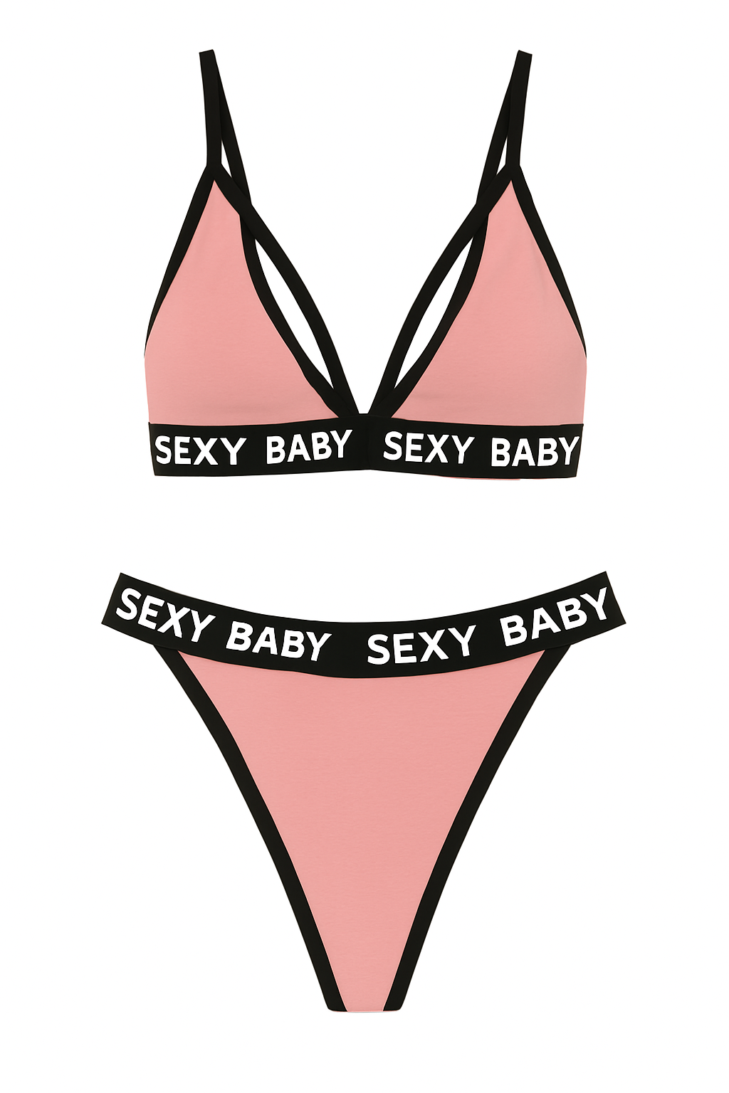 Women's 2-Piece Cotton Bra & Panty Set – “Sexy Baby”