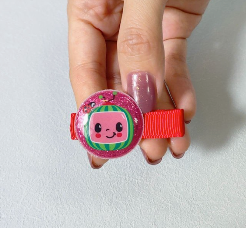 Cocomelon “Ready for Adventure!” Hair Accessories Set with Backpack – 7 Pieces