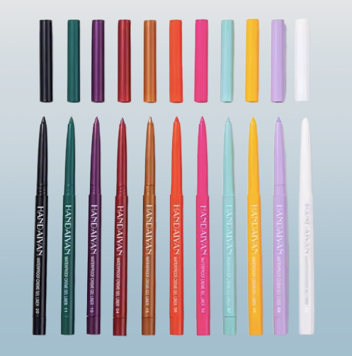 Handaiyan Neon Gel Eyeliner Pencil – Waterproof, Long-Lasting, Smooth Glide