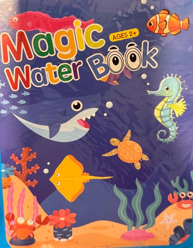 Magic Water Drawing Book Magic Water Reusable Doodle Board for Kids