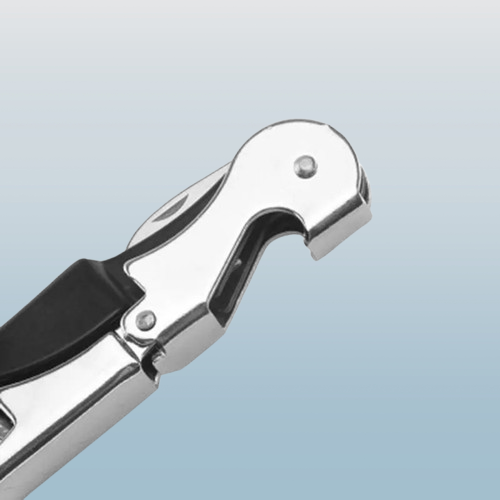 3-in-1 Stainless Steel Waiter's Corkscrew – Bottle Opener & Foil Cutter