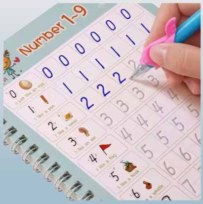 5-Piece Reusable Magic Groove Copybook Set
