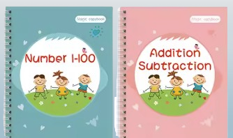 5-Piece Reusable Magic Groove Copybook Set