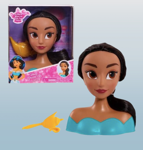Disney Princess Jasmine Mini Styling Head
