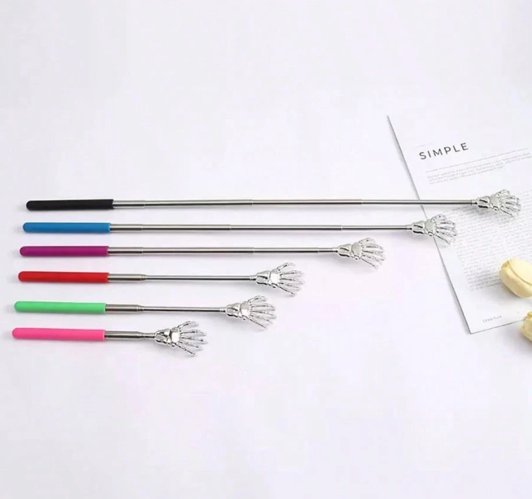 Extendable Back Scratcher – Stainless Steel Portable Handheld Massager with Telescopic Handle