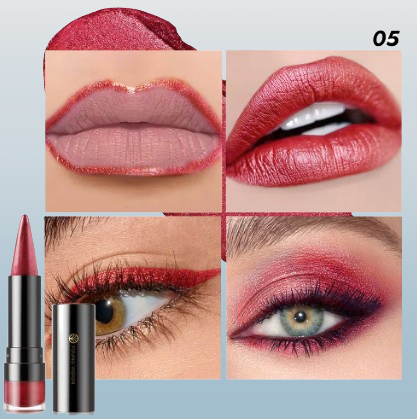 4-in-1 Metallic Shimmer Eyeliner & Lip Liner Pencil, Lipstick, or Eye Shadow