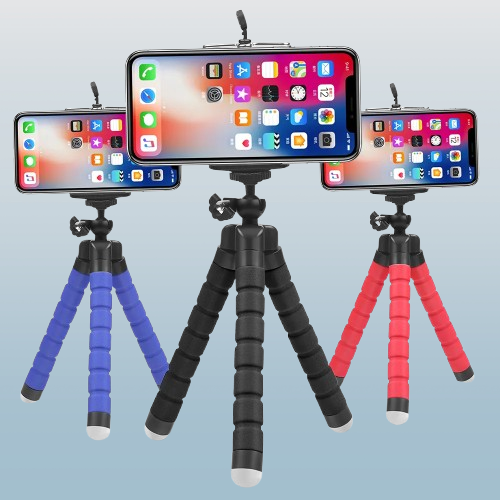 Flexible Tripod Stand for Mobile Phones
